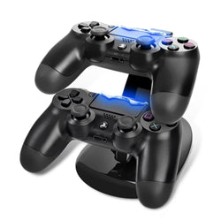 DUAL USB Charging LED Controller Chargers For Sony Play Stations 4 PS4 - FRRE SHIPPING !