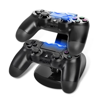 DUAL USB Charging LED Controller Chargers For Sony Play Stations 4 PS4 - FRRE SHIPPING !
