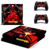 Skin Stickers For Sony Playstation 4 Console and 2 Controllers Deadpool