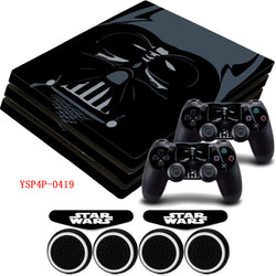 Star War PS4 Pro Waterproof Sticker +2x LED Light Bar Stickers For Playstation 4 Pro