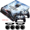 Star War PS4 Pro Waterproof Sticker +2x LED Light Bar Stickers For Playstation 4 Pro