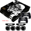 Star War PS4 Pro Waterproof Sticker +2x LED Light Bar Stickers For Playstation 4 Pro