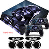 Star War PS4 Pro Waterproof Sticker +2x LED Light Bar Stickers For Playstation 4 Pro