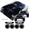 Star War PS4 Pro Waterproof Sticker +2x LED Light Bar Stickers For Playstation 4 Pro