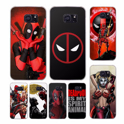 Marvel Deadpool Phone Case for Samsung Galaxy S7 S8 Plus S6 S7 edge S5 S4 mini