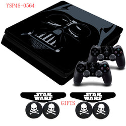 Star War PS4 Slim Skin Sticker Decal +2x LED Light Bar Stickers For Playstation 4