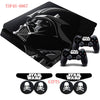 Star War PS4 Slim Skin Sticker Decal +2x LED Light Bar Stickers For Playstation 4