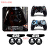 Star War PS4 Slim Skin Sticker Decal +2x LED Light Bar Stickers For Playstation 4