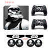 Star War PS4 Slim Skin Sticker Decal +2x LED Light Bar Stickers For Playstation 4