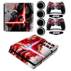 Star War PS4 Slim Skin Vinyl Protective Sticker Decal +2x LED Light Bar Stickers For Playstation 4 Slim Console